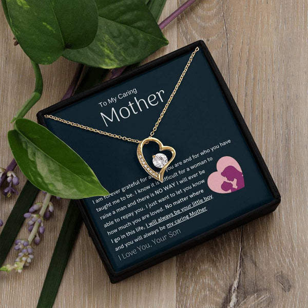 To My Loving Mother - You are my sunshine, I will always be your little boy (Only a Few Left) - Forever Love Necklace