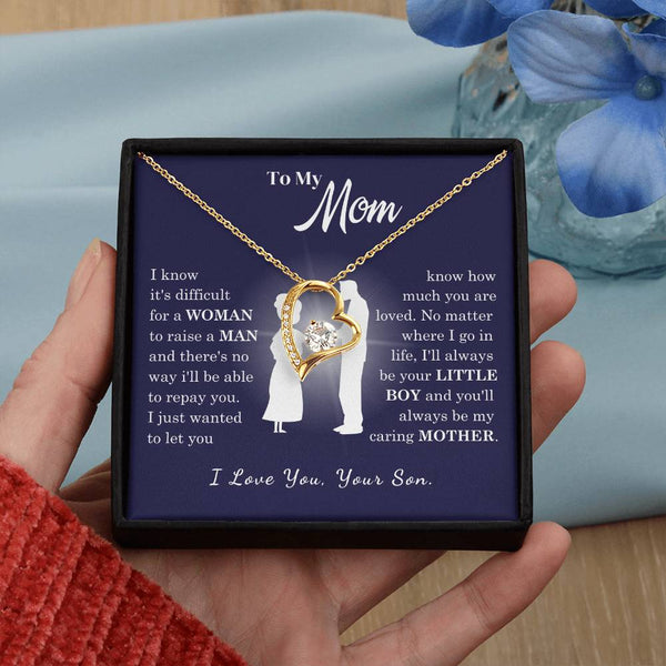 [Almost Sold Out] To My Mom - Loved Mother - Forever Love Necklace