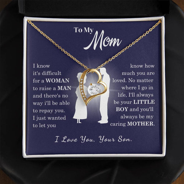 [Almost Sold Out] To My Mom - Loved Mother - Forever Love Necklace