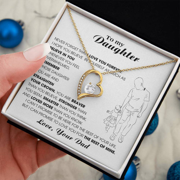 [Only a few left] To My Daughter, Never Forget That I Love You Forever