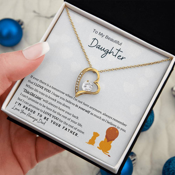 [Only a few left] To My Beautiful Daughter - Always remember that I LOVE YOU