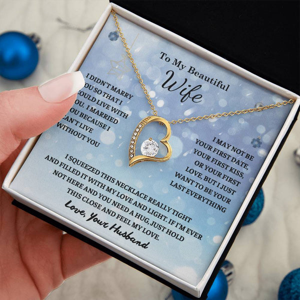 Christmas Gift For Her , To My Wife , Anniversary Gift , Gifts for women , Necklace
