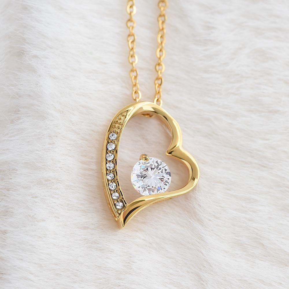 To My Loving Mother - You are my sunshine, I will always be your little girl (Only a Few Left) - Forever Love Necklace