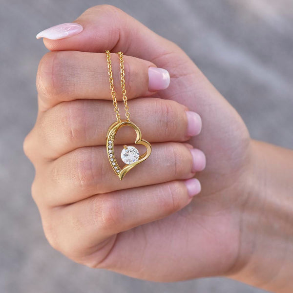 [Only a few left] To My Loving Mother - I love you  (Forever Love Necklace)