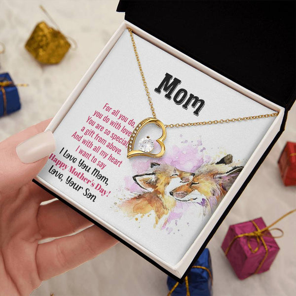 To My Mom - You Are So Special (Only a Few Left) - Forever Love Necklace
