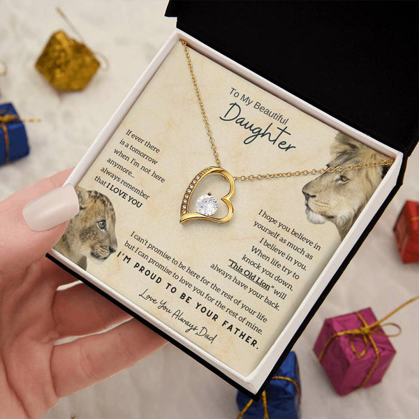 To My Beautiful Daughter - This Old Lion will always have your back [Only a few left]