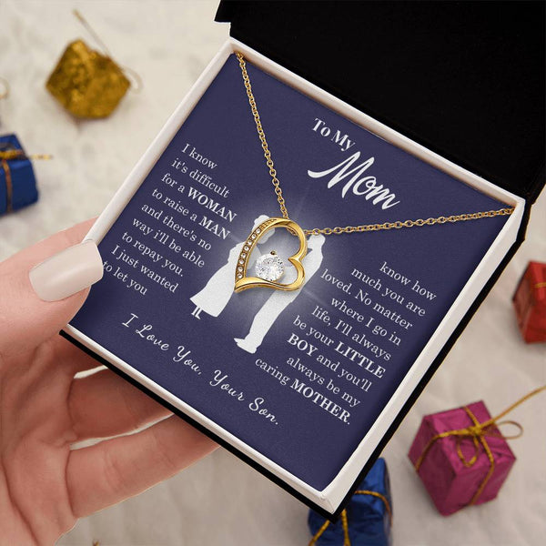 [Almost Sold Out] To My Mom - Loved Mother - Forever Love Necklace