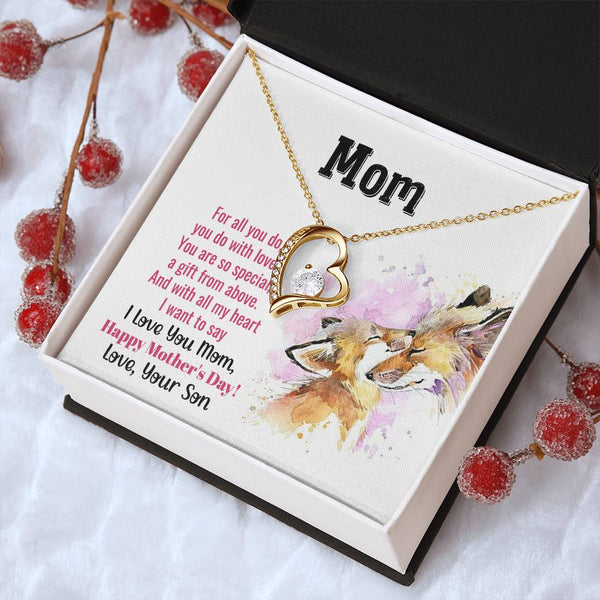 To My Mom - You Are So Special (Only a Few Left) - Forever Love Necklace