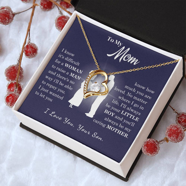 [Almost Sold Out] To My Mom - Loved Mother - Forever Love Necklace