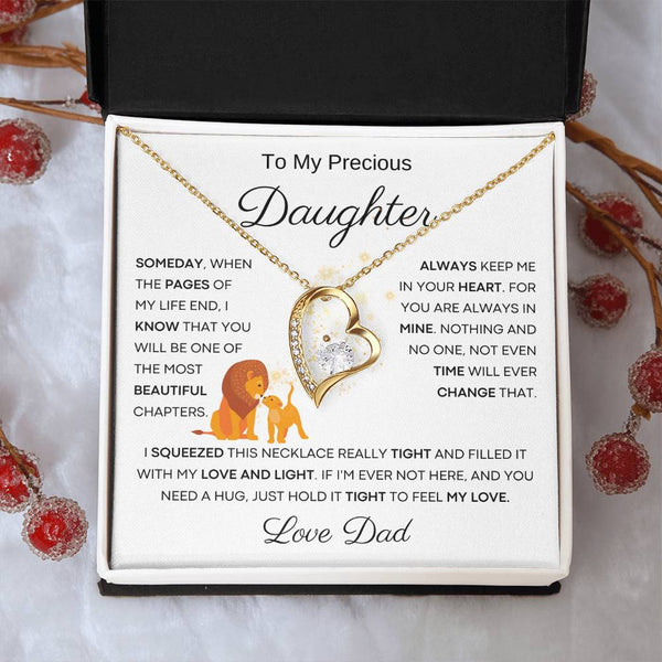 [ Few left only ] To My Precious Daughter From Dad - The Most Beautiful Chapters - Lion White