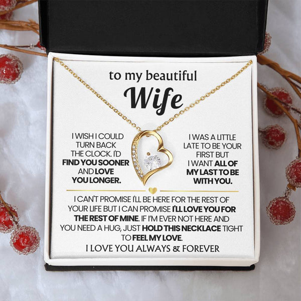 TO MY BEAUTIFUL WIFE - I'd find you sooner and love you longer