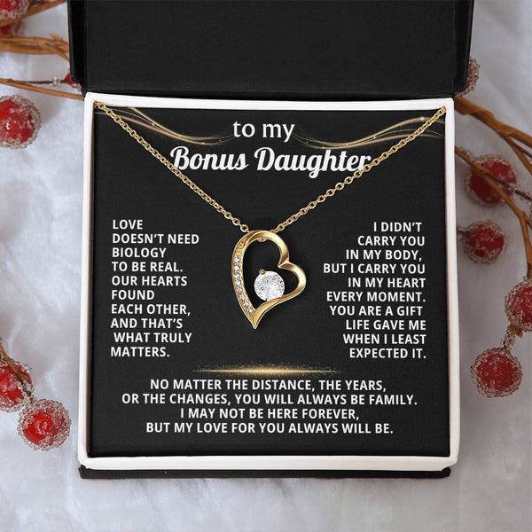 To My Bonus Daughter, Our hearts found each other