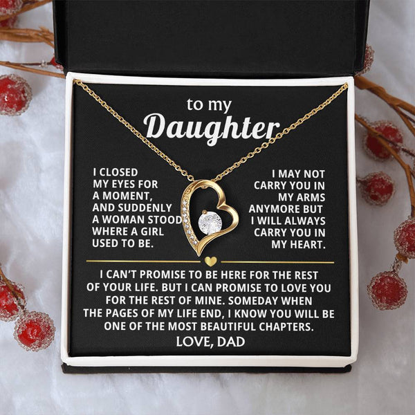 (Only a few left) To My Daughter - always carry you in my heart