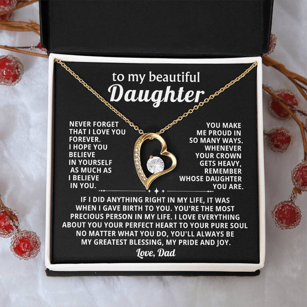 To My beautiful Daughter - My greatest blessing, my pride and joy