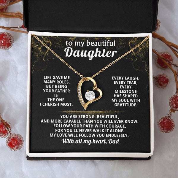 To my beautiful Daughter, being your father is the one I cherish most