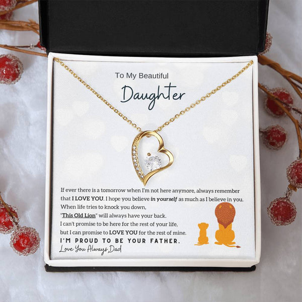 [Only a few left] To My Beautiful Daughter - Always remember that I LOVE YOU