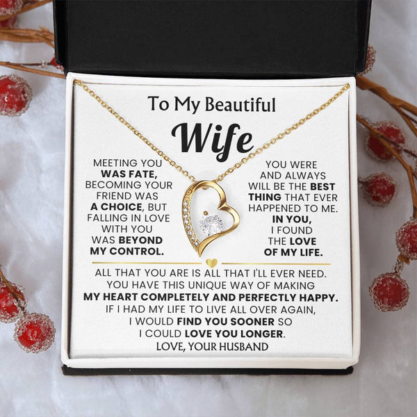 TO MY BEAUTIFUL WIFE - My heart completely and perfectly happy