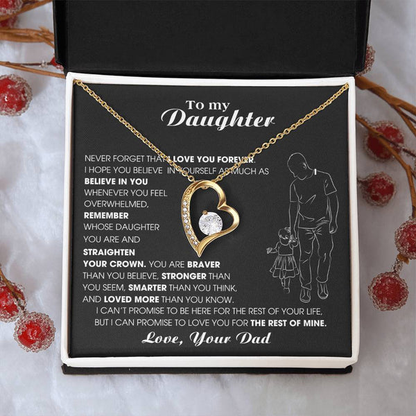 To My Daughter, Never Forget That I Love You Forever [ Almost sold out ]