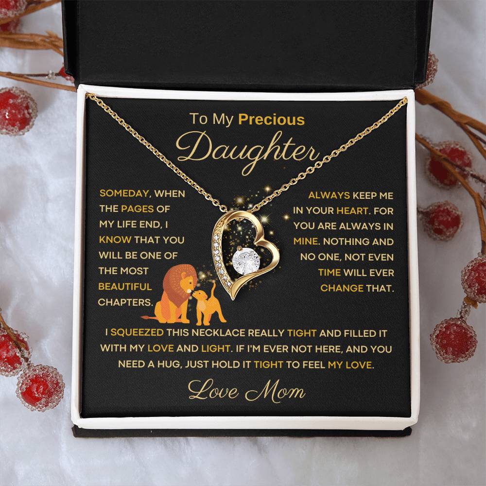 [ Few left only ] To My Precious Daughter From Mom - The Most Beautiful Chapters - Lion Black