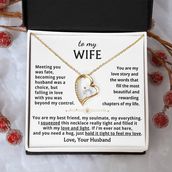 [ Forever Love ] To My Wife - When You Need A Hug , Hold This Close To Feel My Love