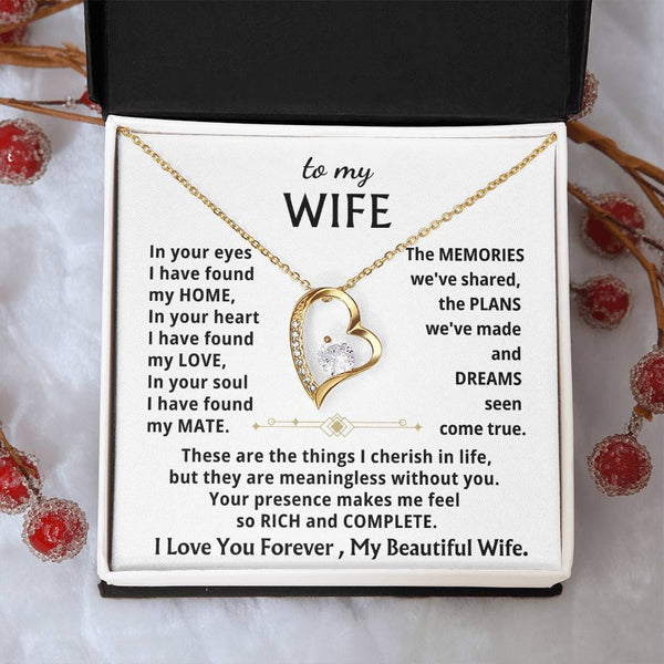 [ Only A Few Left ] To My Beloved Wife, Your presence makes me feel so rich and complete