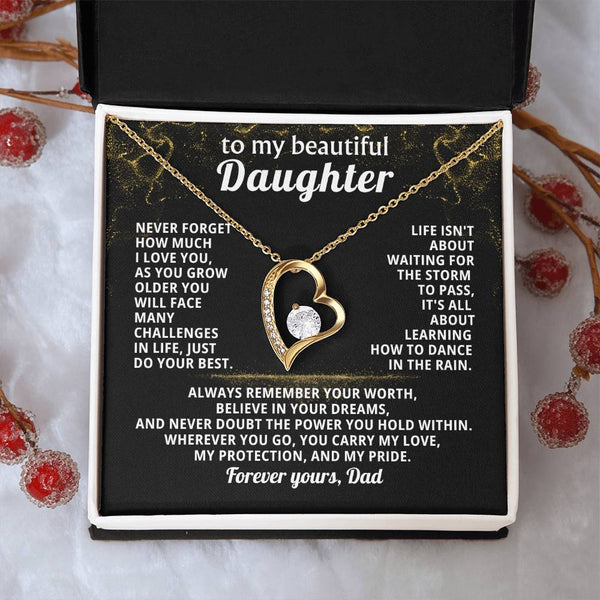 TO MY BEAUTIFUL DAUGHTER, Always remember your worth