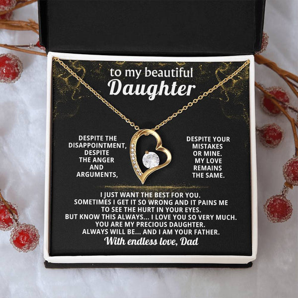 TO MY BEAUTIFUL DAUGHTER, I JUST WANT THE BEST FOR YOU