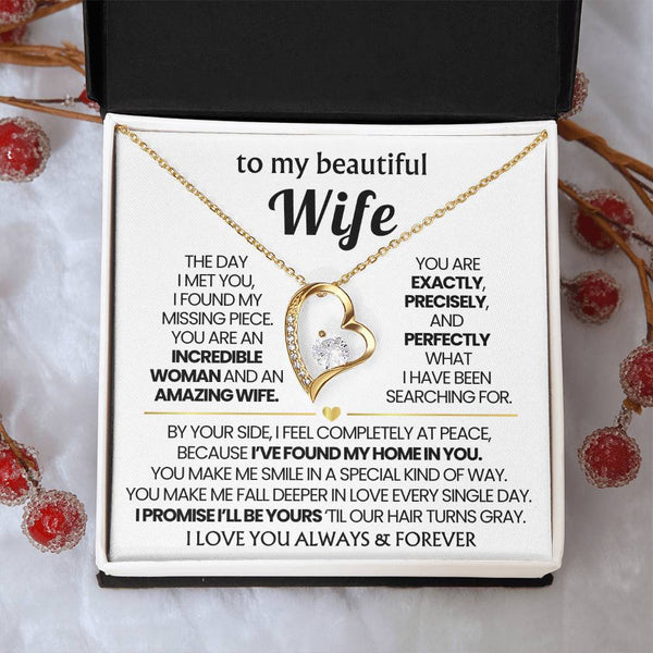 To My Beautiful Wife - I found my missing piece