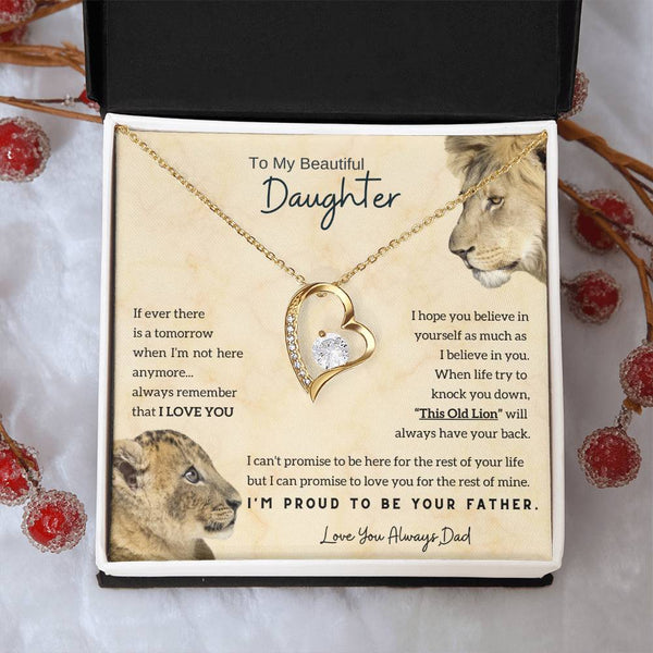 To My Beautiful Daughter - This Old Lion will always have your back [Only a few left]