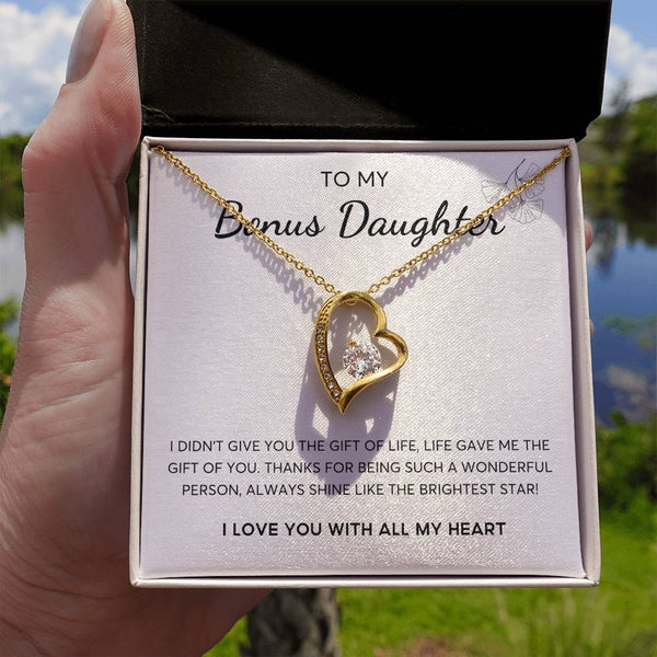 To my Bonus Daughter, Bonus Daughter Gift, Daughter in Law Gift, Bonus Daughter Jewelry