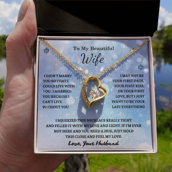 Christmas Gift For Her , To My Wife , Anniversary Gift , Gifts for women , Necklace