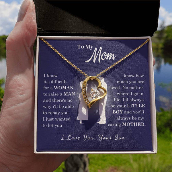 [Almost Sold Out] To My Mom - Loved Mother - Forever Love Necklace