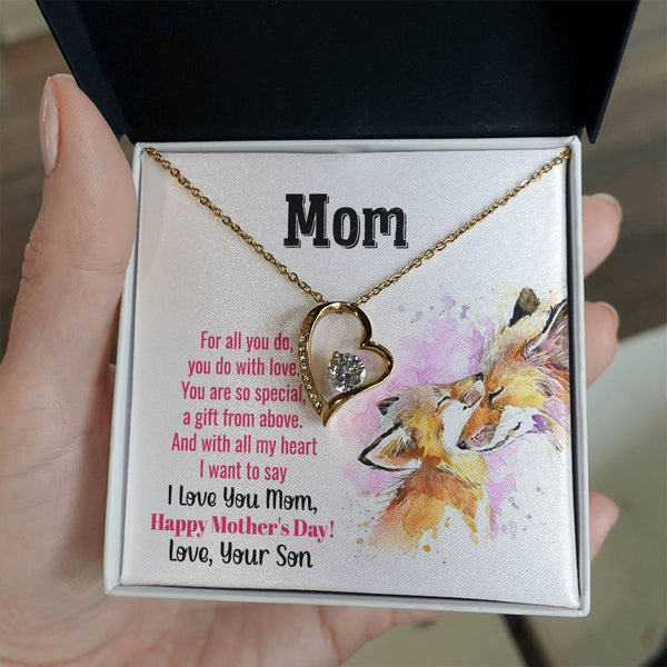 To My Mom - You Are So Special (Only a Few Left) - Forever Love Necklace