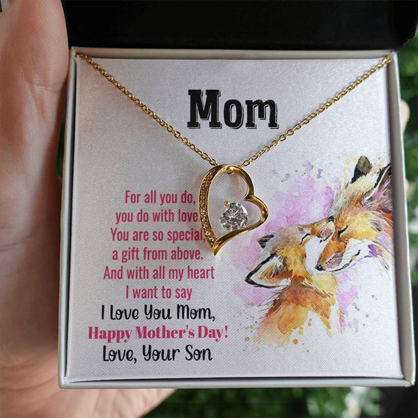 To My Mom - You Are So Special (Only a Few Left) - Forever Love Necklace