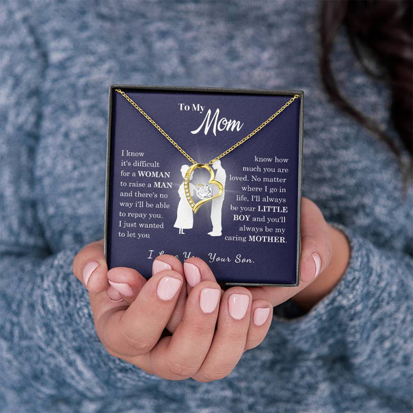 [Almost Sold Out] To My Mom - Loved Mother - Forever Love Necklace