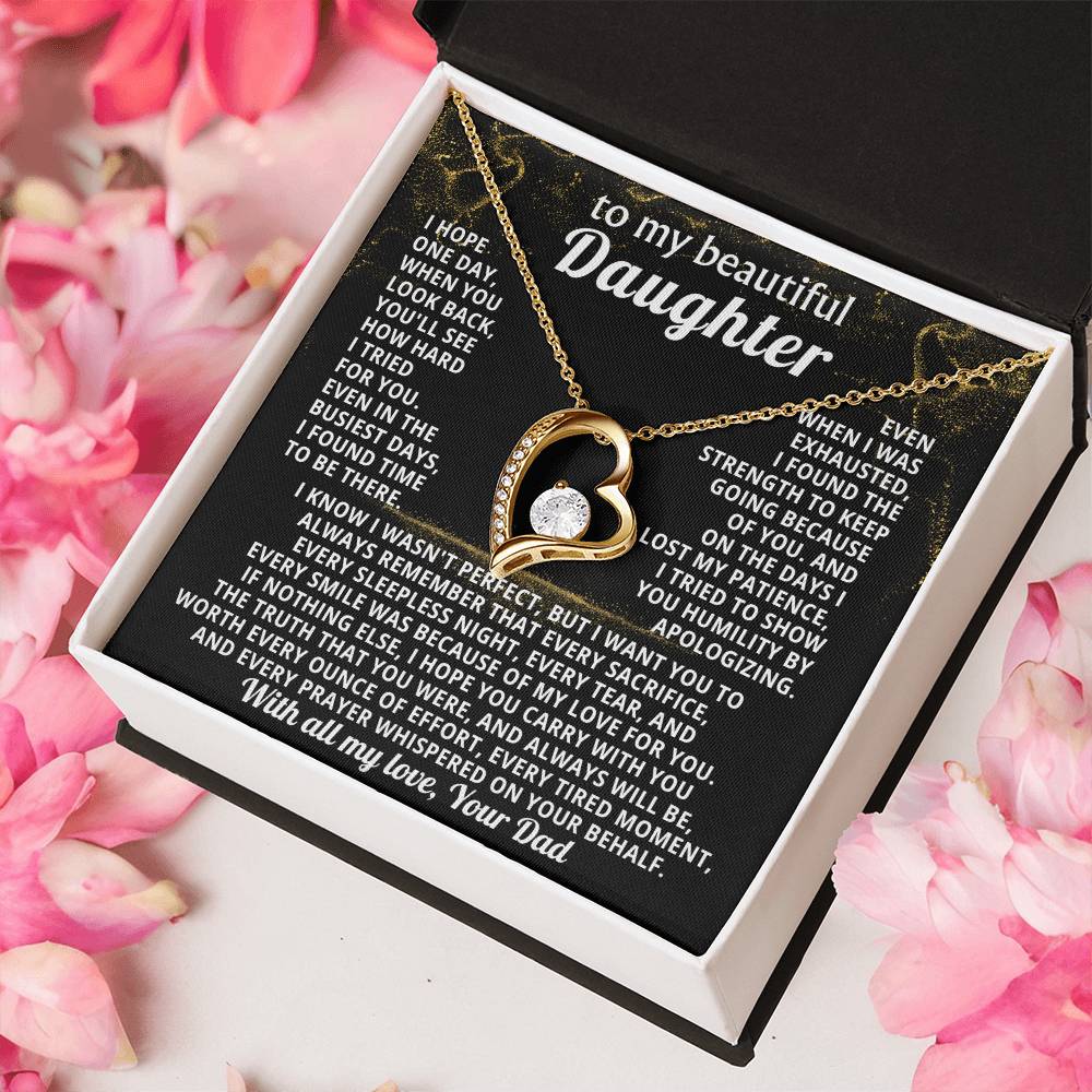 TO MY BEAUTIFUL DAUGHTER, I tried to show you humility by apologizing