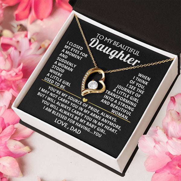 (Only a few left) TO MY BEAUTIFUL DAUGHTER - Strong and beautiful woman