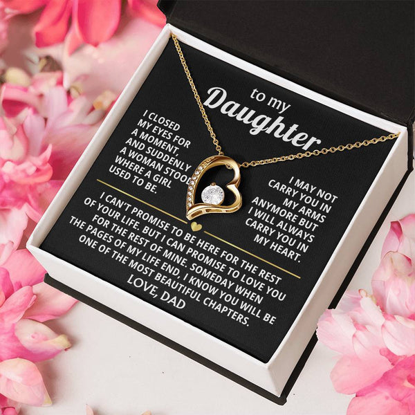 (Only a few left) To My Daughter - always carry you in my heart
