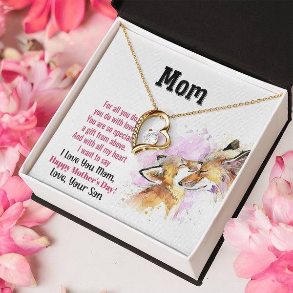 To My Mom - You Are So Special (Only a Few Left) - Forever Love Necklace