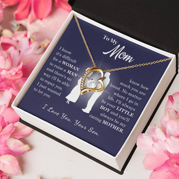 [Almost Sold Out] To My Mom - Loved Mother - Forever Love Necklace