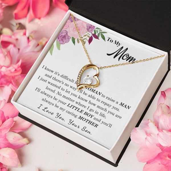 To My Loving Mother - I love you  (Forever Love Necklace)