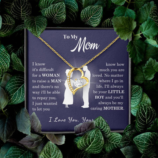 [Almost Sold Out] To My Mom - Loved Mother - Forever Love Necklace