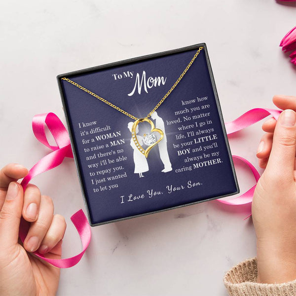 [Almost Sold Out] To My Mom - Loved Mother - Forever Love Necklace
