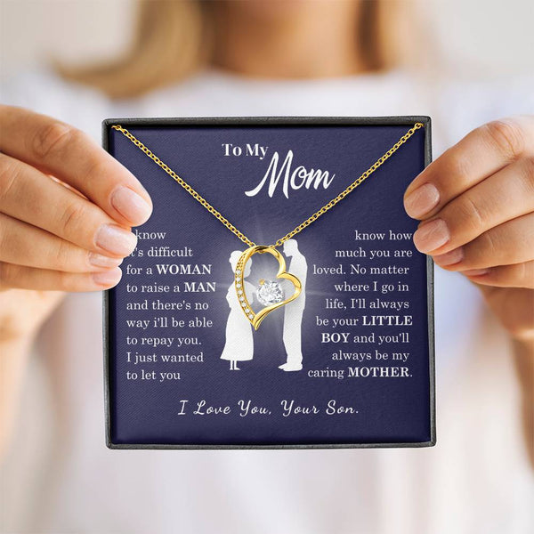 [Almost Sold Out] To My Mom - Loved Mother - Forever Love Necklace
