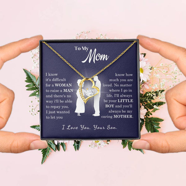 [Almost Sold Out] To My Mom - Loved Mother - Forever Love Necklace