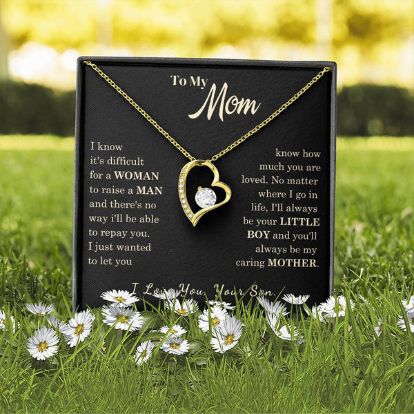 [Almost Sold Out] To My Mom - I Love You Mother  - Forever Love Necklace