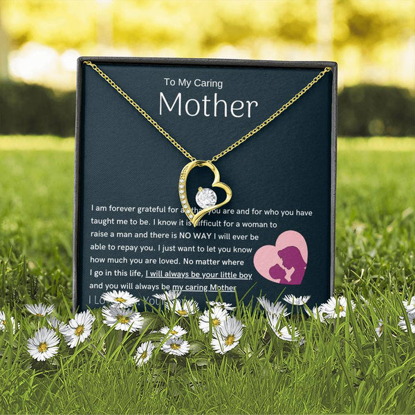 To My Loving Mother - You are my sunshine, I will always be your little boy (Only a Few Left) - Forever Love Necklace