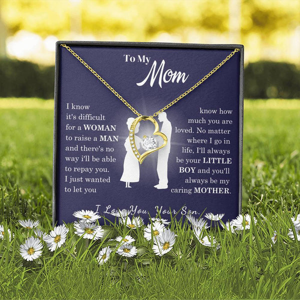[Almost Sold Out] To My Mom - Loved Mother - Forever Love Necklace