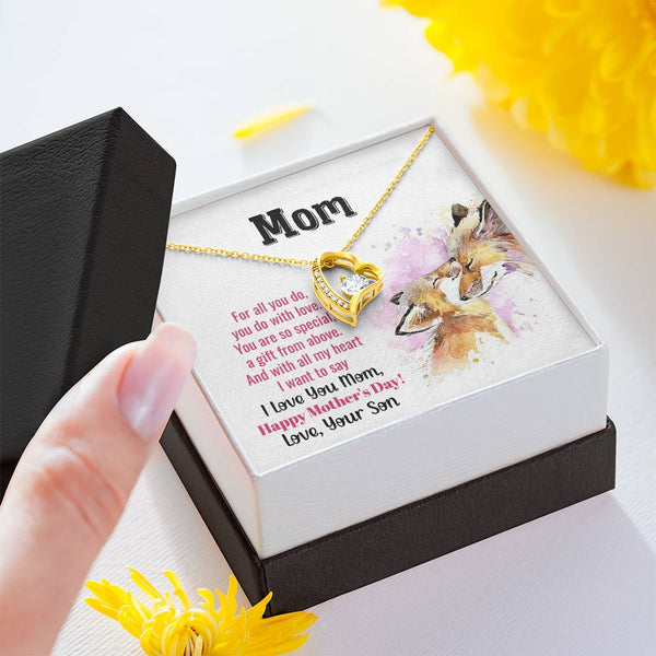 To My Mom - You Are So Special (Only a Few Left) - Forever Love Necklace