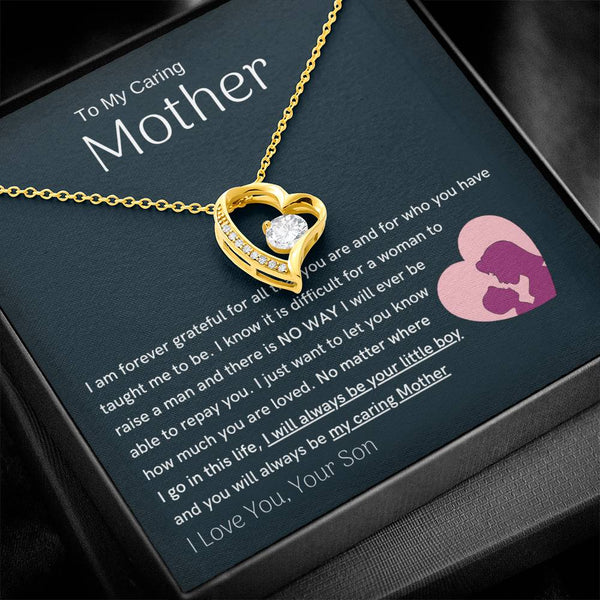 To My Loving Mother - You are my sunshine, I will always be your little boy (Only a Few Left) - Forever Love Necklace